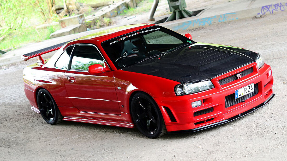 Nissan Skyline R34 GT R: Der Blutrote Jäger Mit 630 PS   Auto Motor Und