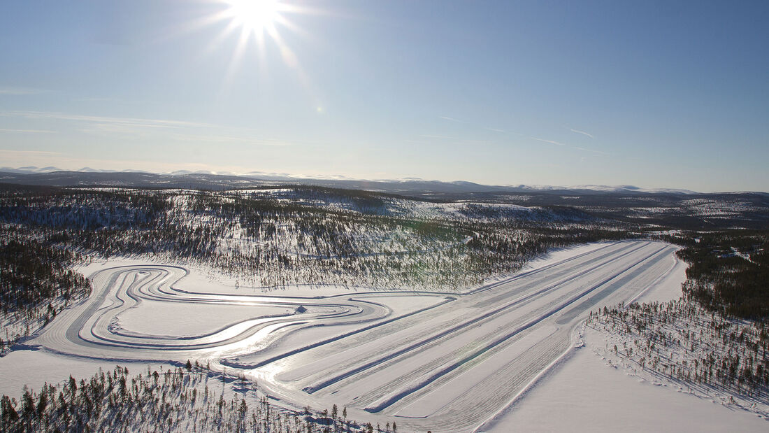 Nokian Tyres‘ Testgelände „White Hell“ Ivalo