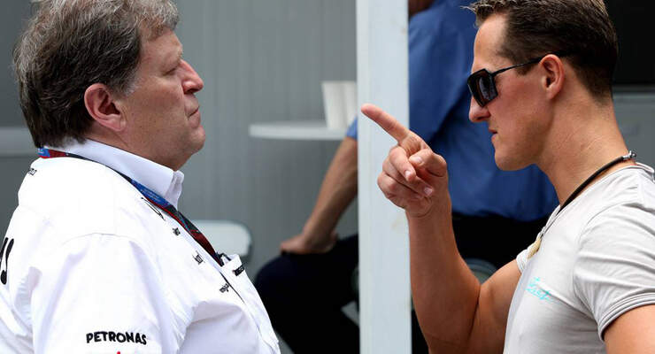 Norbert Haug und Michael Schumacher