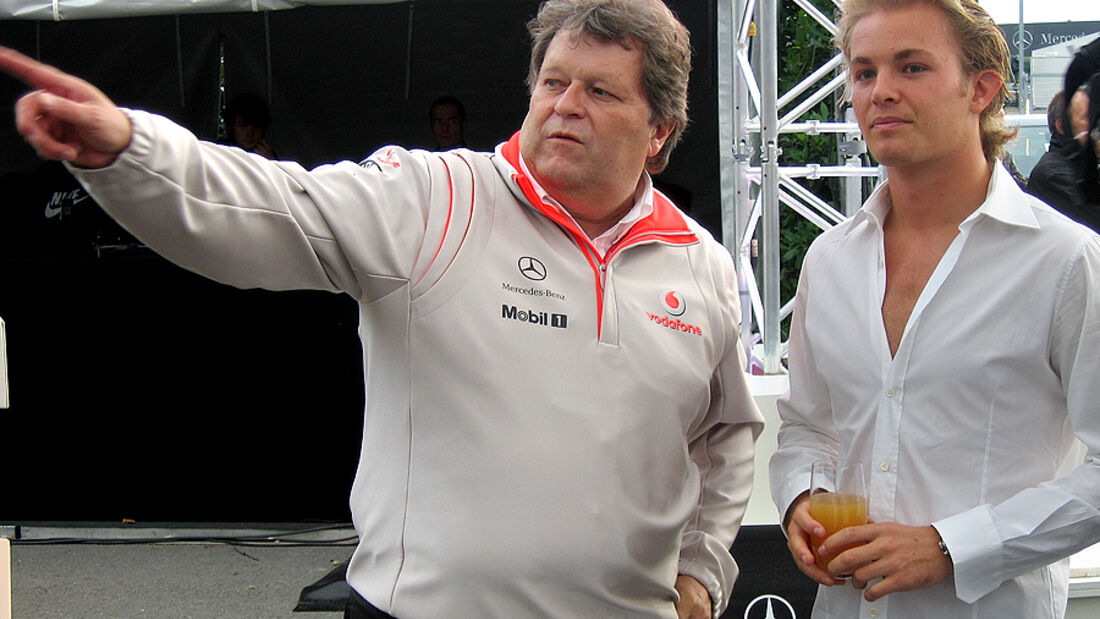 Norbert Haug und Nico Rosberg