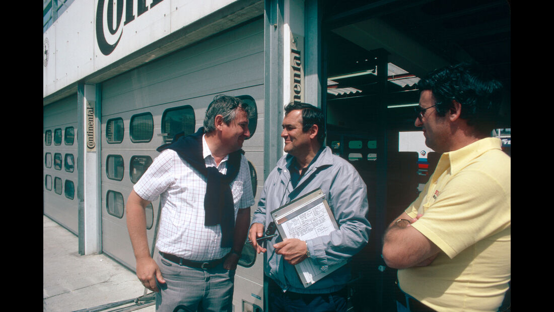 Norbert Singer - Paul Rosche - Hockenheim 1983 - Testfahrten - Formel 1