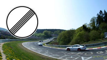 Nordschleife, Nürburgring, Geschwindigkeits-Begrenzung aufgehoben