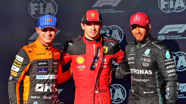 Norris - Leclerc - Hamilton - GP USA 2023 - Austin