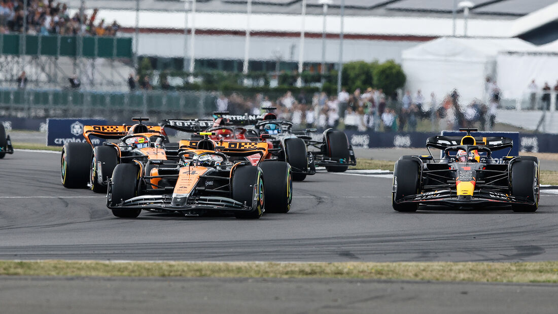 Norris - Verstappen - Formel 1 - GP England 2023 - Silverstone - Rennen