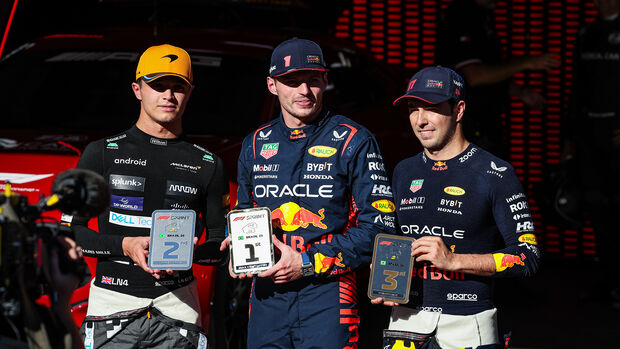 Norris - Verstappen - Perez - Formel 1 - GP Brasilien 2023 - Sprint 