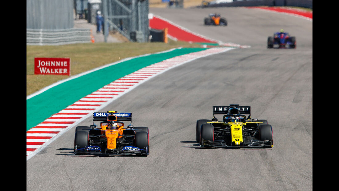 Norris vs. Ricciardo - GP USA 2019
