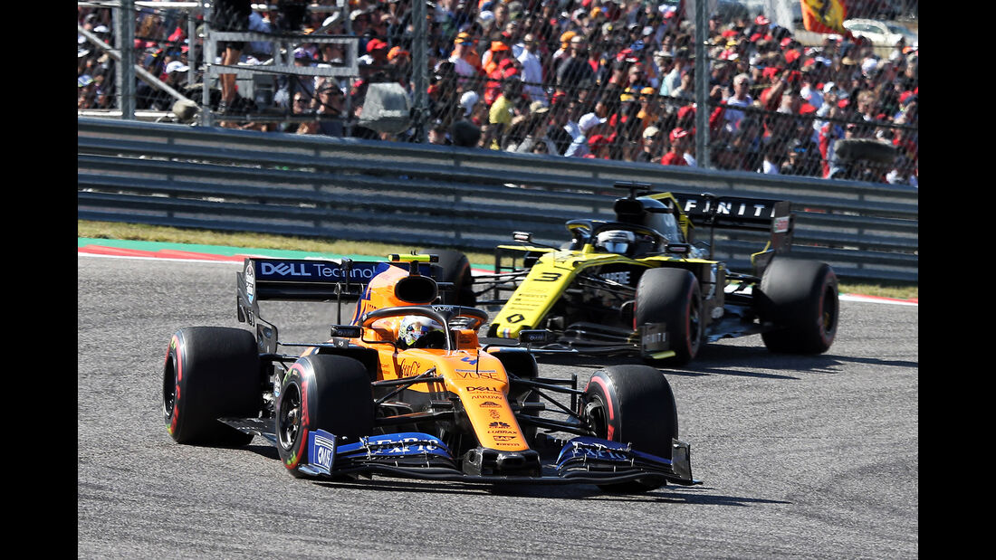 Norris vs. Ricciardo - GP USA 2019