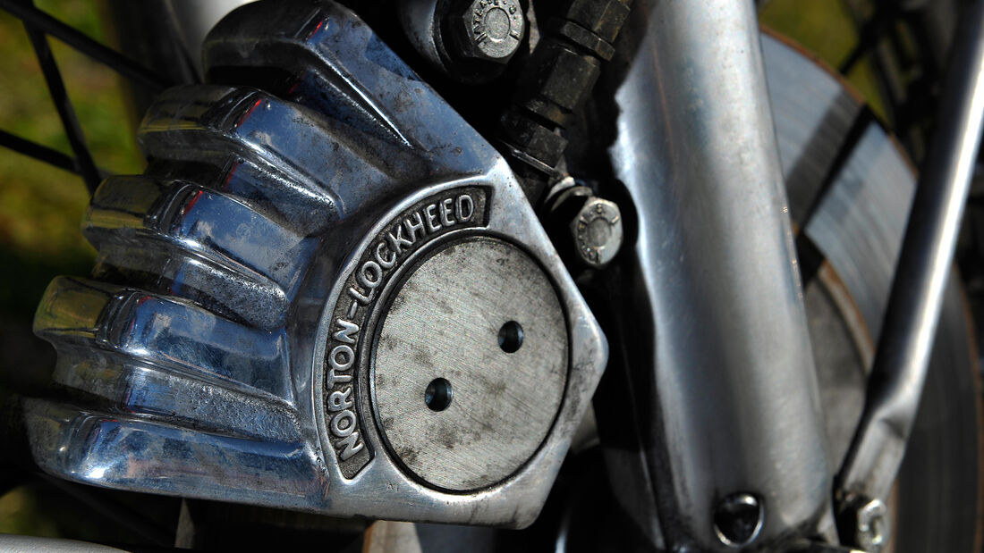 Norton 850 Commando, Getriebe, Detail