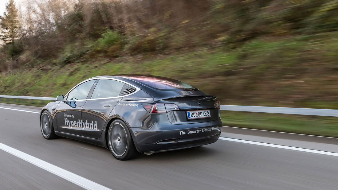 Obrist Hyper Hybrid Mark II: Ist Teslas Model 3 als Hybrid besser
