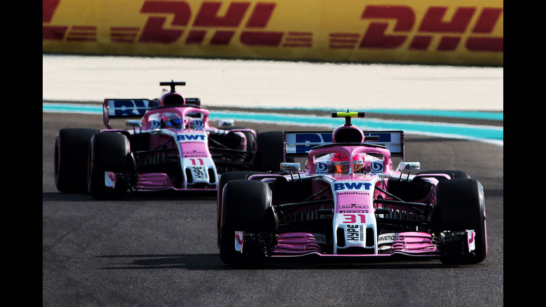 Ocon & Perez - Force India - Formel 1 - GP Abu Dhabi  -24. November 2018