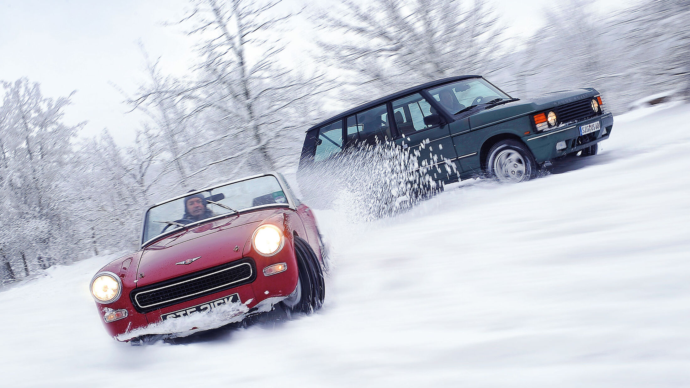 Tipps fürs Fahren auf Schnee und Eis - Mercedes-Benz Oldtimer-Ticker