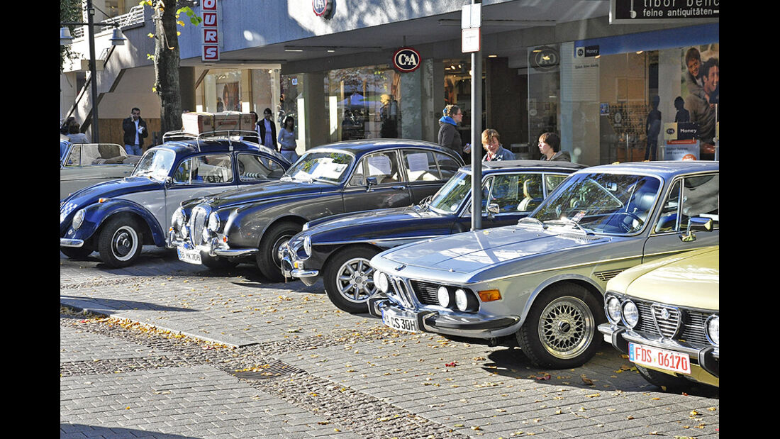 Oldtimer in Pforzheim: Alfa Romeo, BMW, MG, Jaguar, VW