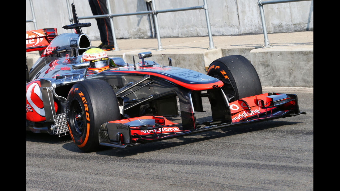 Oliver Turvey - McLaren - Formel 1 - Young Driver Test - Silverstone - 18. Juli 2013