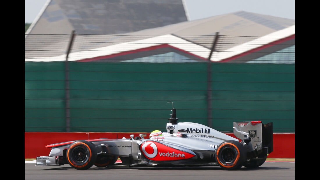 Oliver Turvey - McLaren - Formel 1 - Young Driver Test - Silverstone - 18. Juli 2013