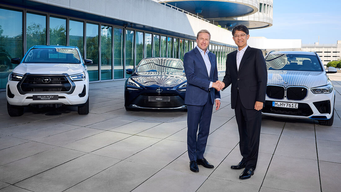 Oliver Zipse Koji Sato Vorstandsvorsitzender BMW Präsident Toyota