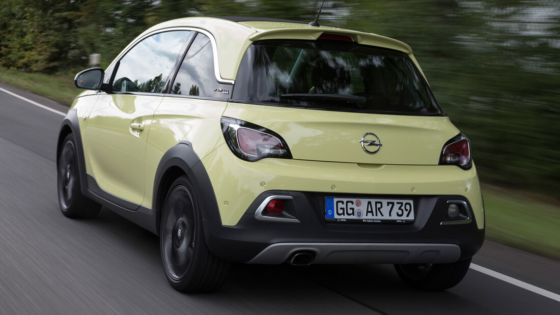 Opel Adam Rocks 1.0 DI Turbo, Heckansicht