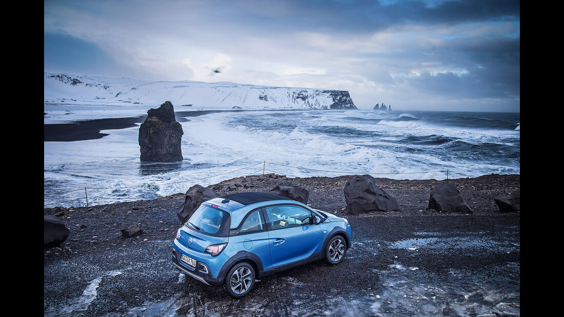 Opel Adam Rocks, Impression, Reise, Island