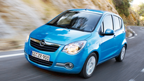 Opel Agila blau
