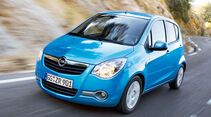 Opel Agila blau