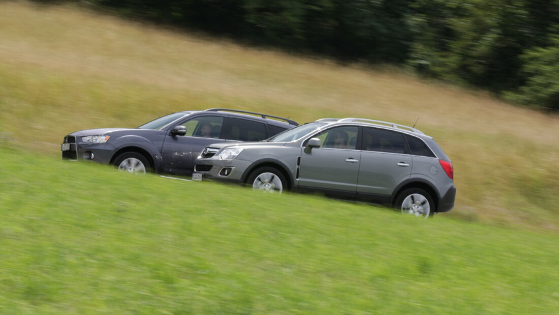 Opel Antara 2.2 CDTI Cosmo, Mitsubishi Outlander, 2.2 DI-D Instyle