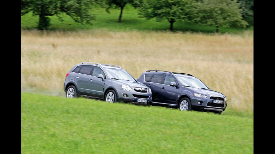 Opel Antara 2.2 CDTI Cosmo, Mitsubishi Outlander, 2.2 DI-D Instyle