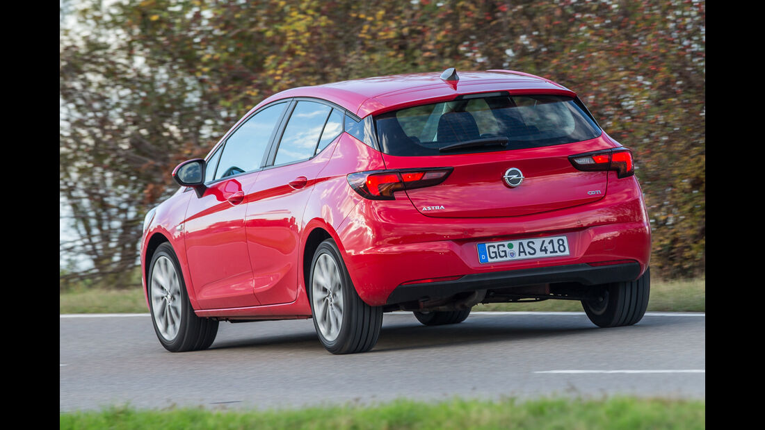 Opel Astra 1.6 CDTI, Heckansicht