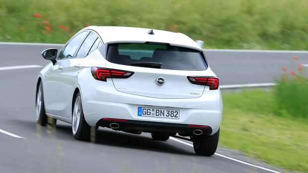 Opel Astra 1.6 DI Turbo, Heckansicht