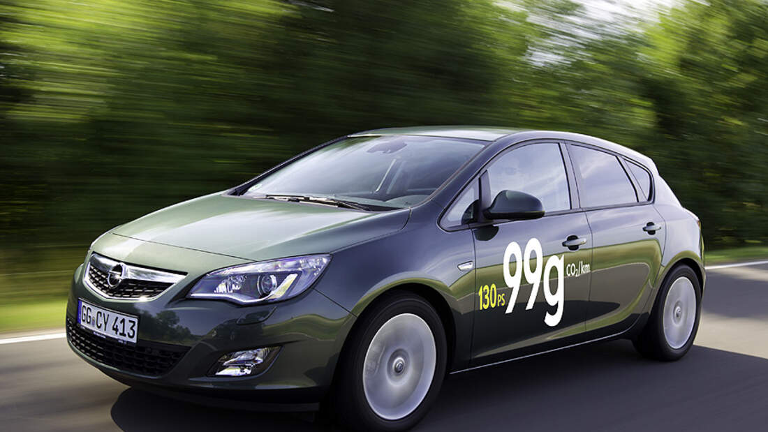 Opel Astra Sparversion Astra mit 3,7 Liter Verbrauch AUTO MOTOR UND