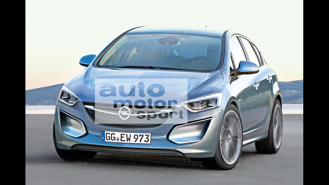 Opel Astra, Frontansicht