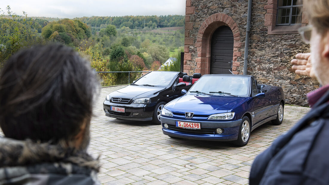 Opel Astra G Cabrio 1.6 16V, Peugeot 306 Cabrio 1.6, Exterieur