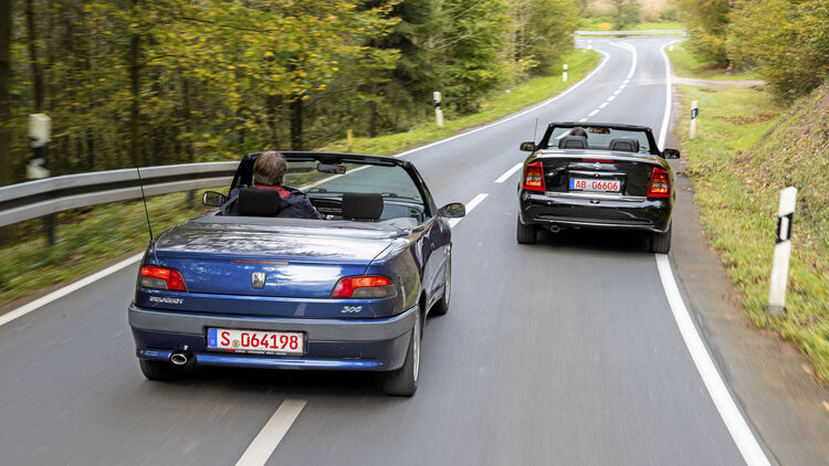 Opel Astra G Cabrio Und Peugeot 306 Cabrio Im Fahrbericht Auto Motor Und Sport