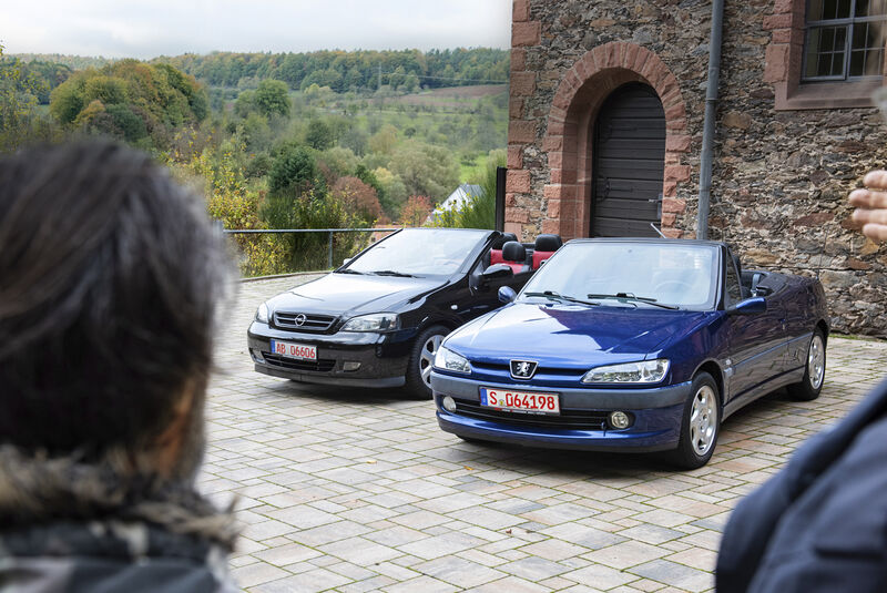 Opel Astra G Cabrio 1.6 16V, Peugeot 306 Cabrio 1.6, Exterieur