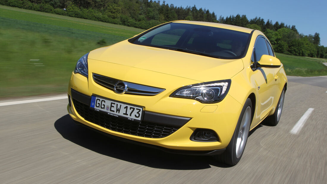 Opel Astra GTC 1.4 Turbo, Frontansicht