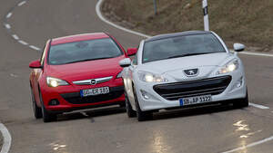 Opel Astra GTC, Peugeot RCZ