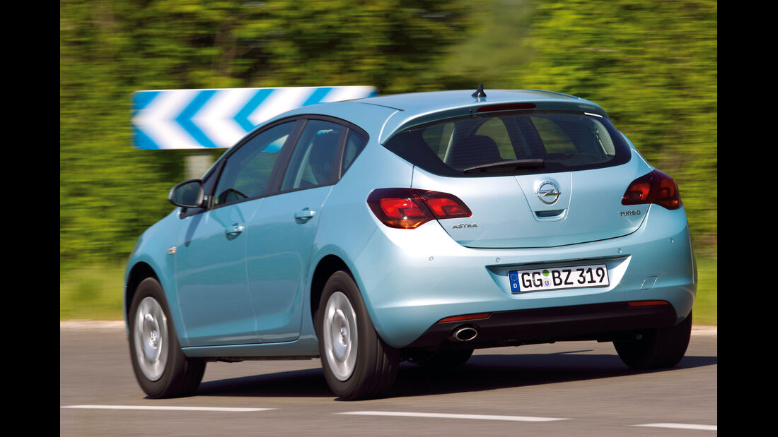 Opel Astra, Heckansicht