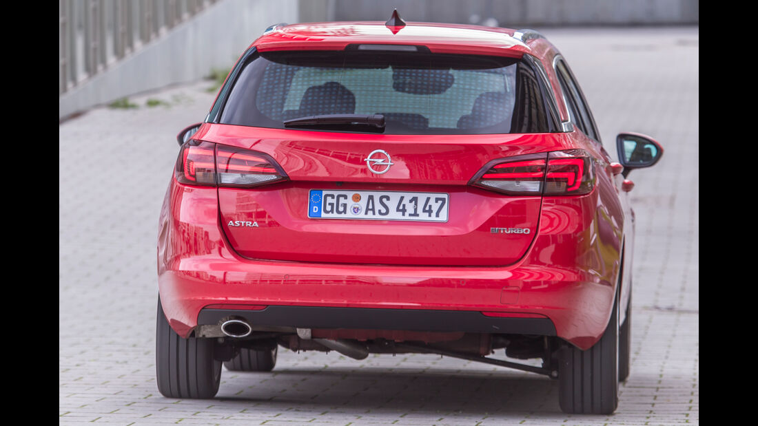 Opel Astra Sports Tourer 1.6 Biturbo CDTI, Heckansicht