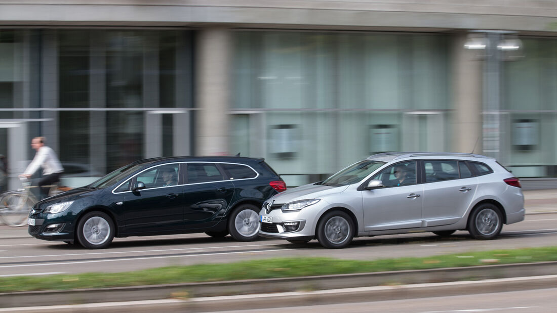 Opel Astra Sports Tourer 1.6 CDTI, Renault Mégane Grandtour Energy dCi 110 