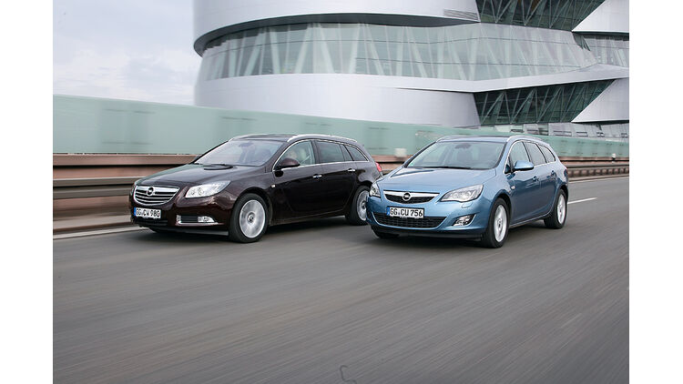 Opel Astra Sports Tourer Und Insignia Sports Tourer Im Vergleich Auto Motor Und Sport