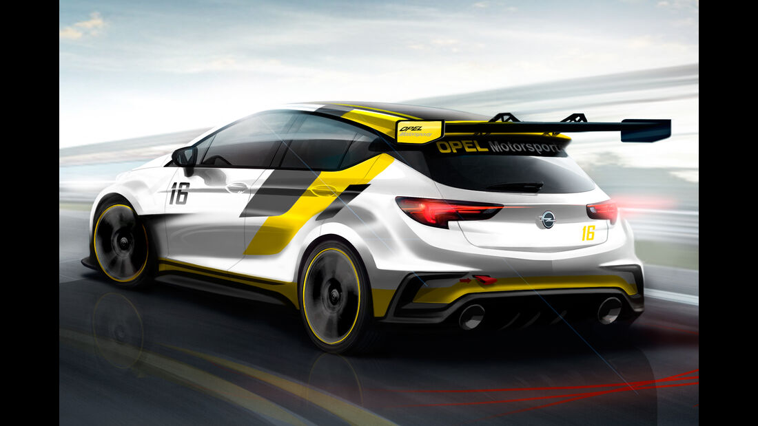 Opel Astra TCR - Zeichnung - 2015