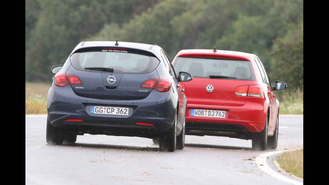 Opel Astra, VW Golf