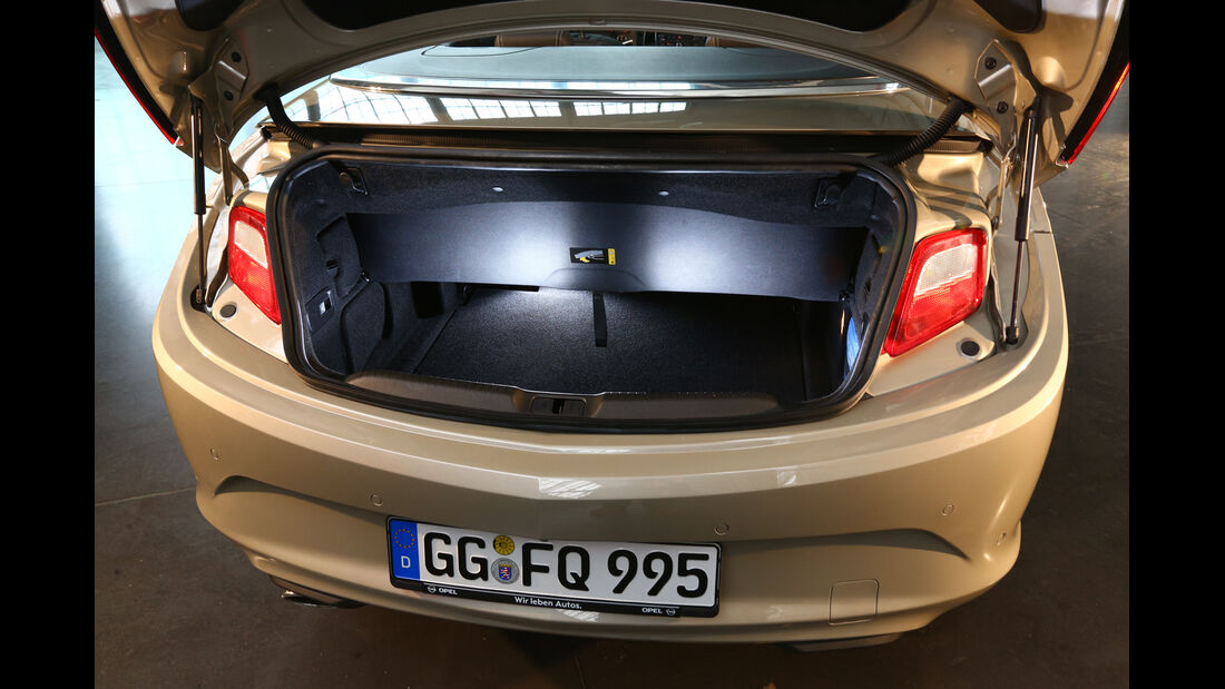 Opel Cascada, Kofferraum