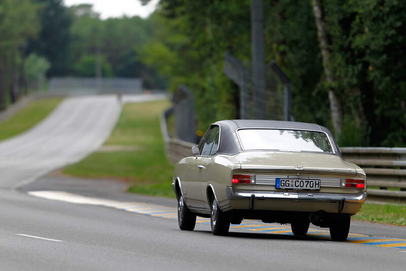 Opel Commodore A Coupé, Le Mans, Reise, Impression
