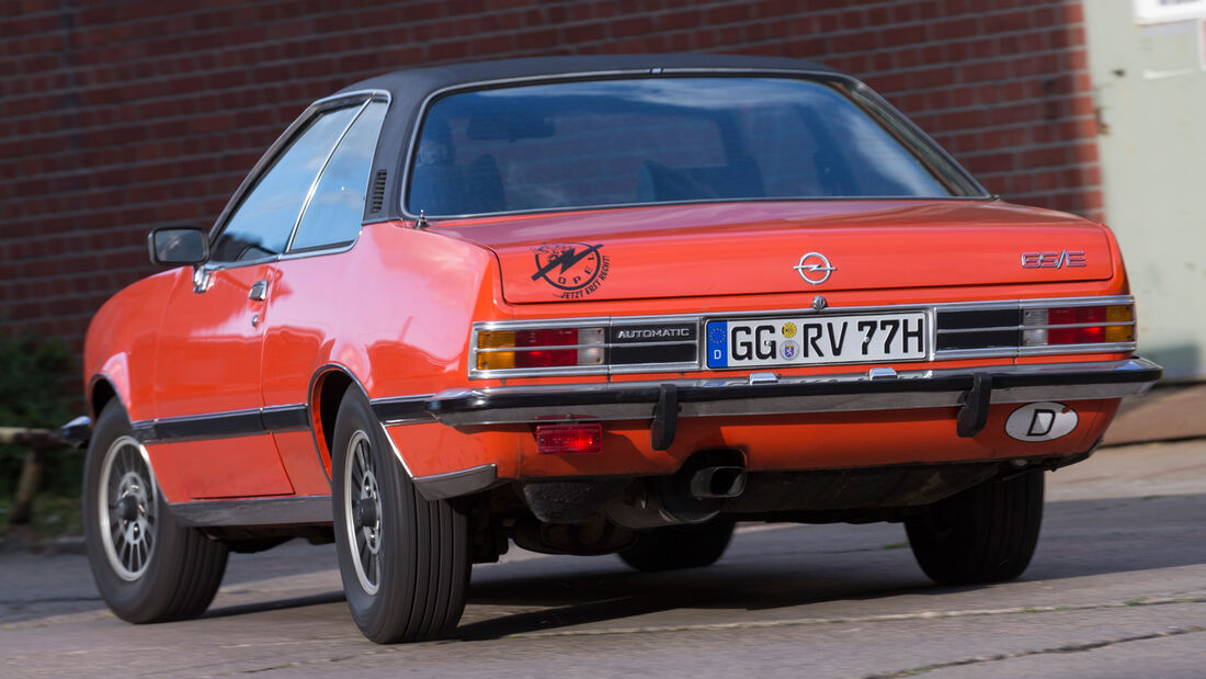 Opel Commodore GS/E, Heckansicht