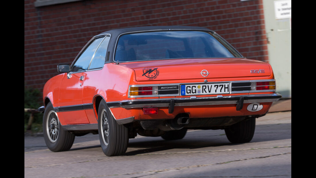 Opel Commodore GS/E, Heckansicht
