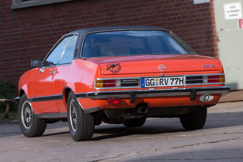 Opel Commodore GS/E, Heckansicht