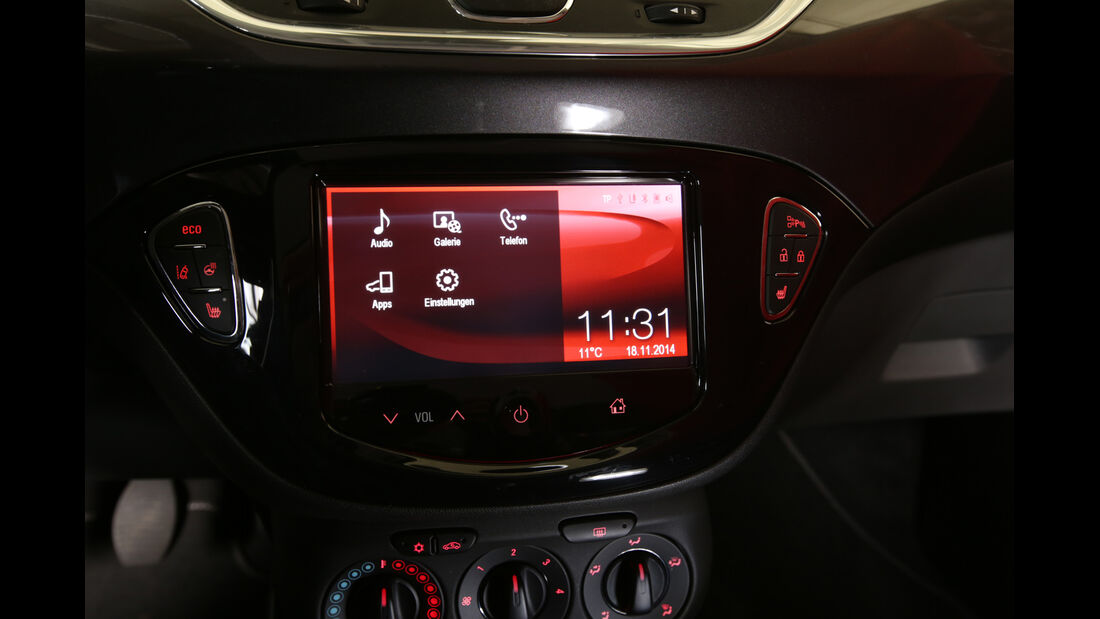 Opel Corsa 1.3 CDTI, Bildschirm