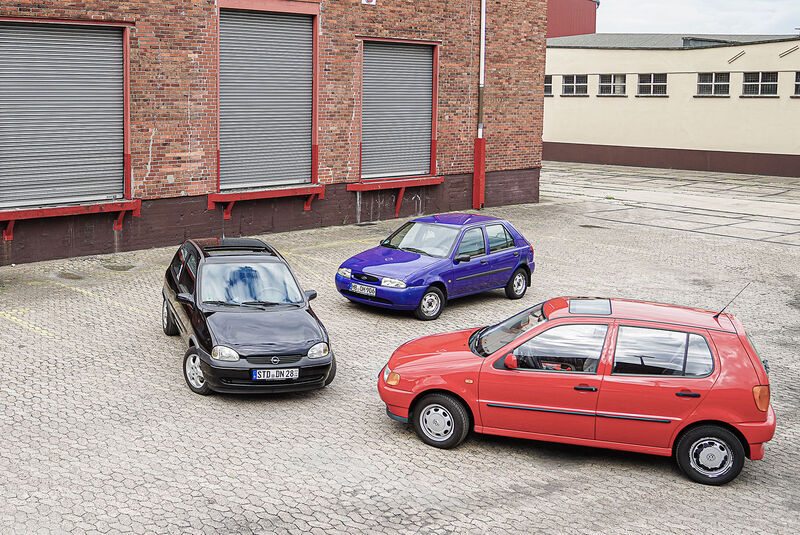 Opel Corsa B (1993-2000), Ford Fiesta Mk 4 (1995-2001), VW Polo 6N (1994-2001)