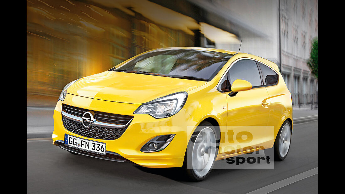 Opel Corsa, Frontansicht