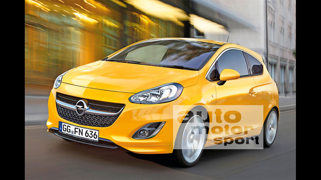Opel Corsa, Frontansicht