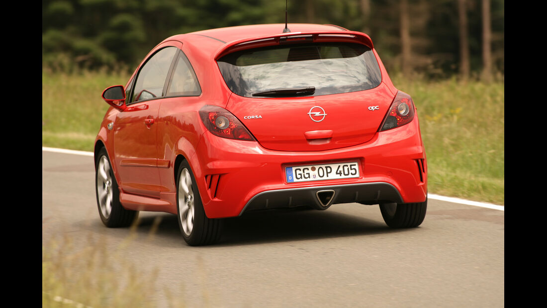 Opel Corsa OPC, Heckansicht